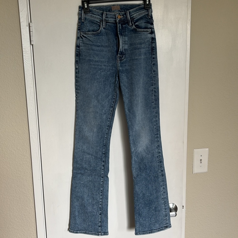 MOTHER High Rise Blue Jeans - Picture 2 of 8